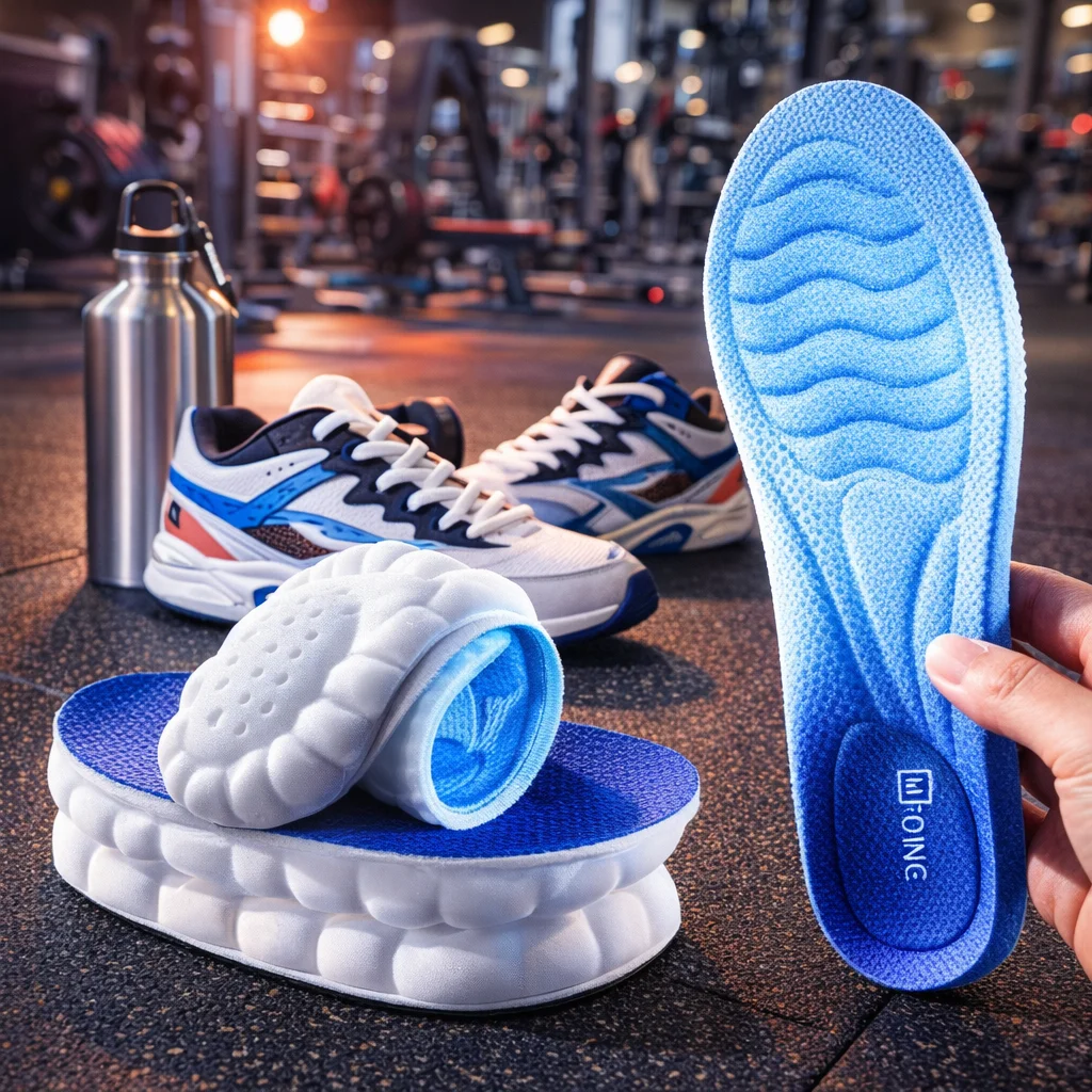 Støtdempende innleggssåler til treningssko - lifestyle view