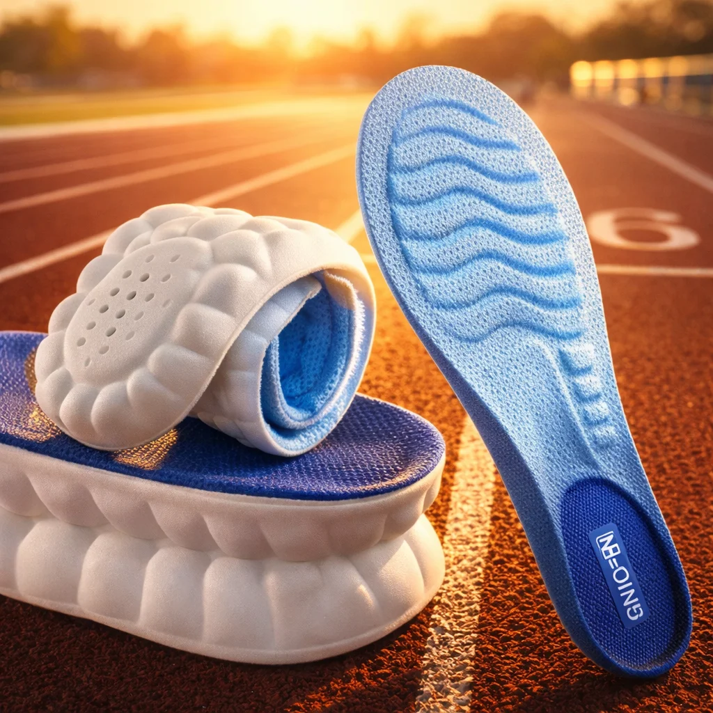 Støtdempende innleggssåler til treningssko - lifestyle view